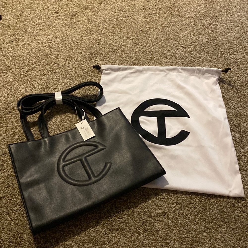Telfar Medium Black Shopping Bag - Brand New with Tags